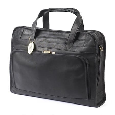 Claire Chase Claire Chase 168E-black Professional Computer Briefcase - Black 844739030590